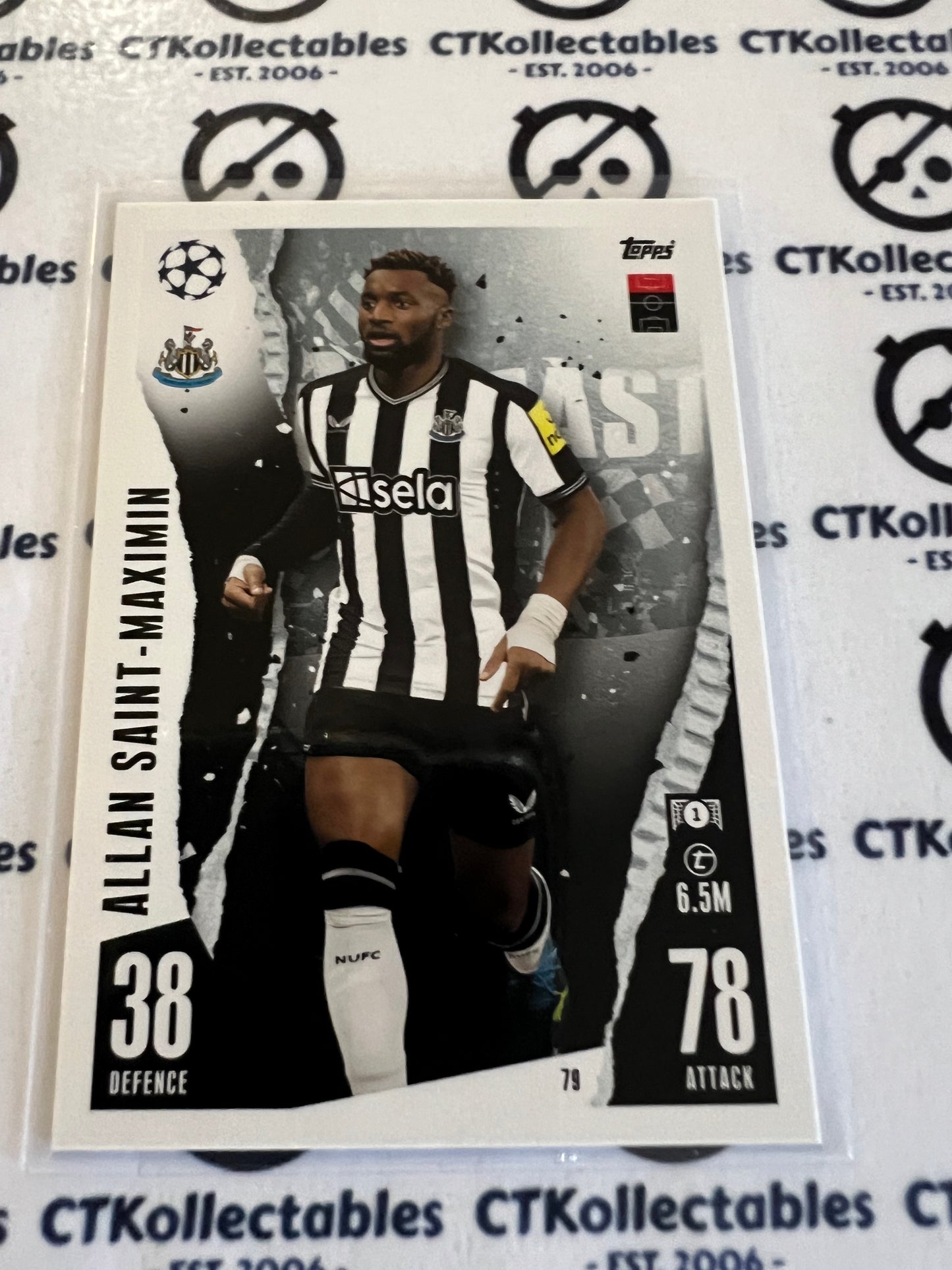 2023 Topps MATCH ATTAX Base Allan Saint-Maximin soccer Card