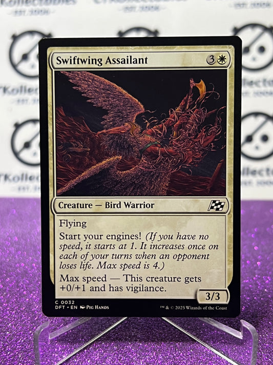 2025 MAGIC THE GATHERING AETHERDRIFT SWIFTWING ASSAILANT # C 0032 NON-FOIL CREATURE CARD