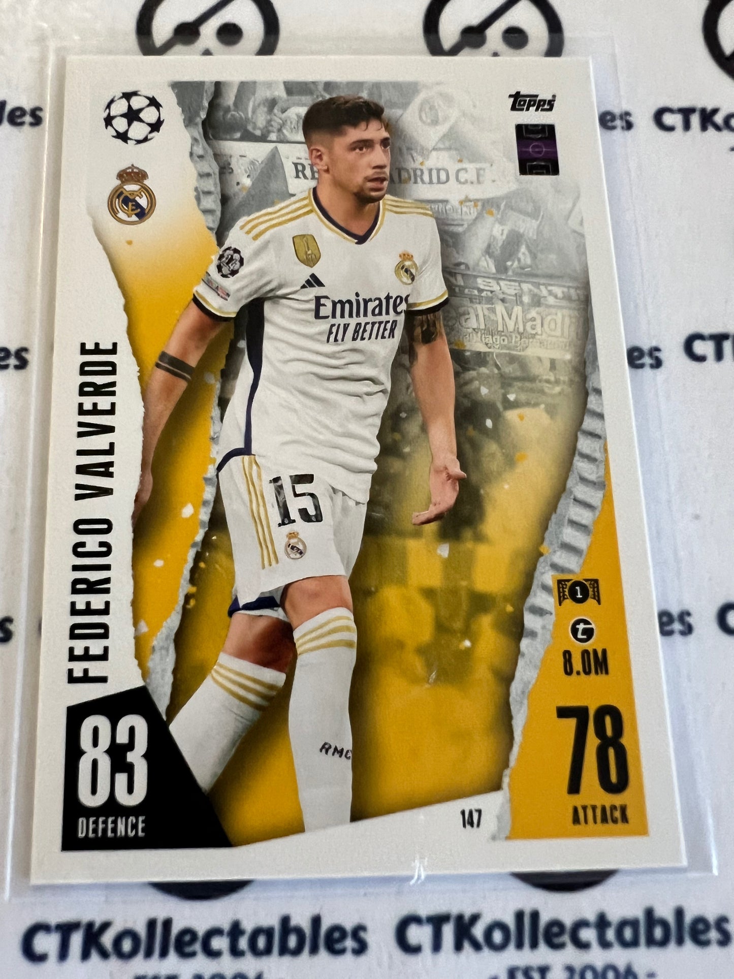 2023 Topps MATCH ATTAX Base Federico Vaverde soccer Card