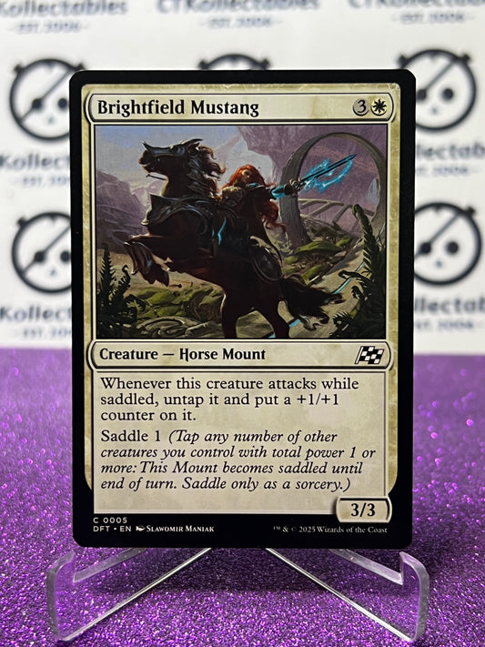 2025 MAGIC THE GATHERING AETHERDRIFT BRIGHTFIELD MUSTANG # C 0005 NON-FOIL CREATURE CARD