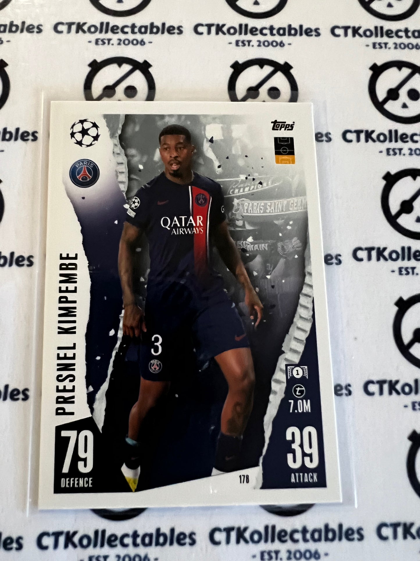 2023 Topps MATCH ATTAX Base Presnel Kimpembe soccer Card