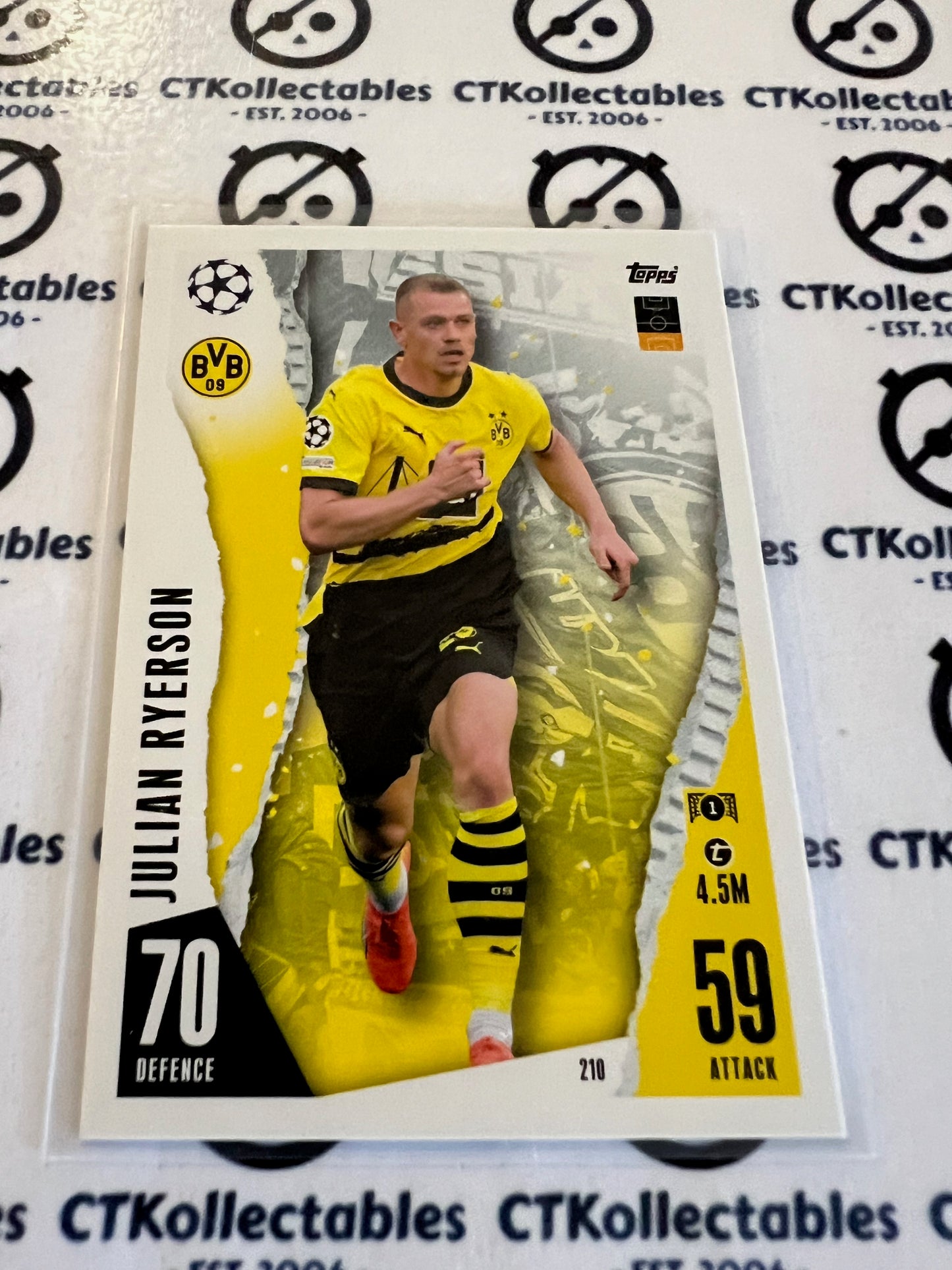 2023 Topps MATCH ATTAX Base Julian Ryerson soccer Card