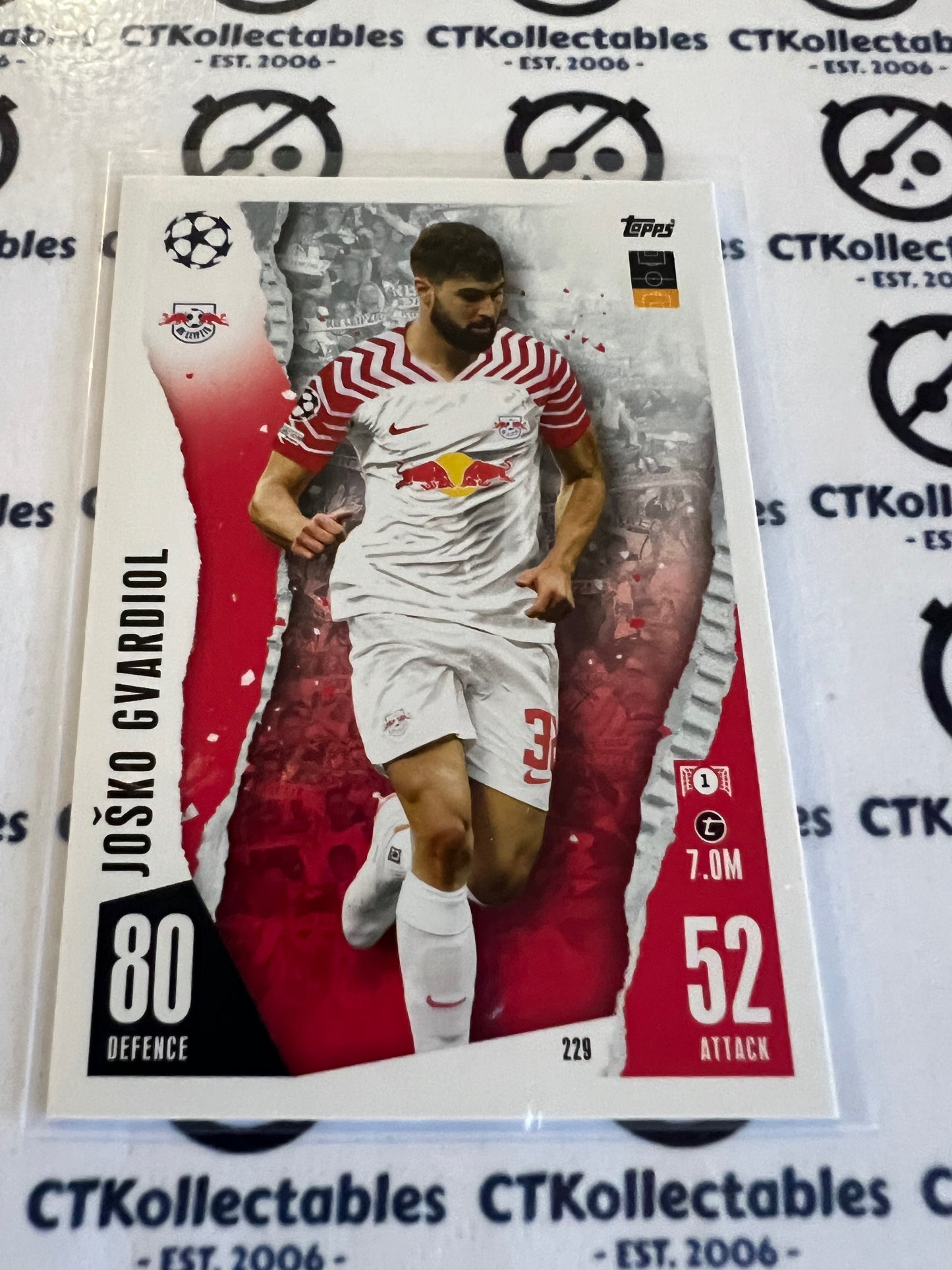 2023 Topps MATCH ATTAX Base Josko Gvardiol soccer Card