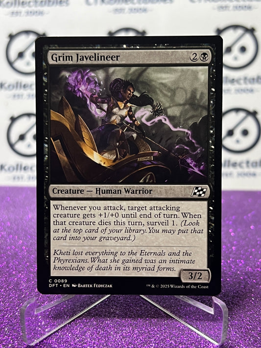 2025 MAGIC THE GATHERING AETHERDRIFT GRIM JAVELINEER # C 0089 NON-FOIL CREATURE CARD
