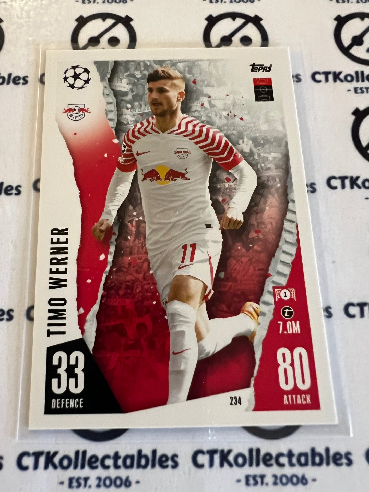 2023 Topps MATCH ATTAX Base Timo Werner soccer Card