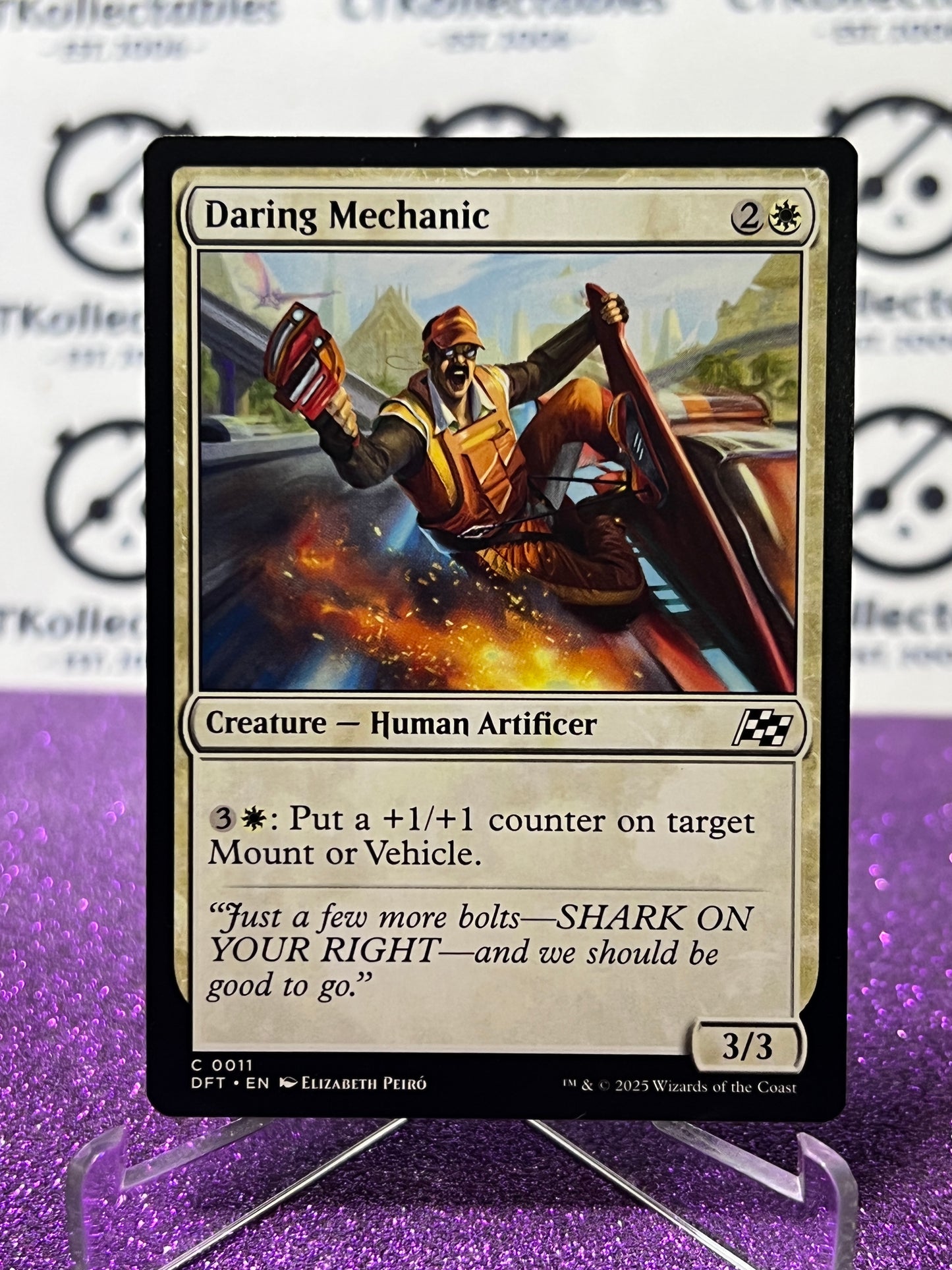 2025 MAGIC THE GATHERING AETHERDRIFT DARING MECHANIC # C 0011 NON-FOIL CREATURE CARD