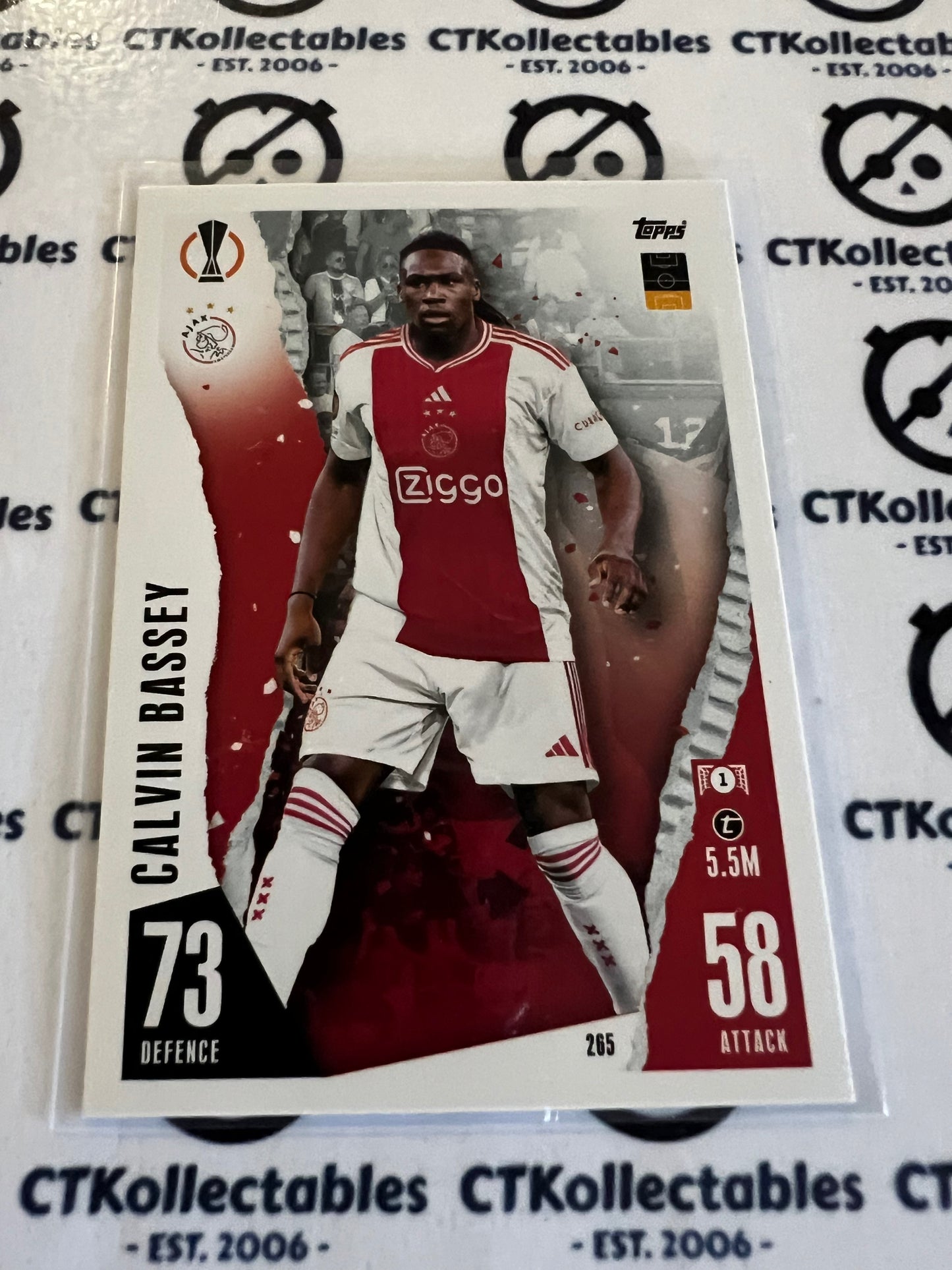 2023 Topps MATCH ATTAX Base Calvin Bassey soccer Card