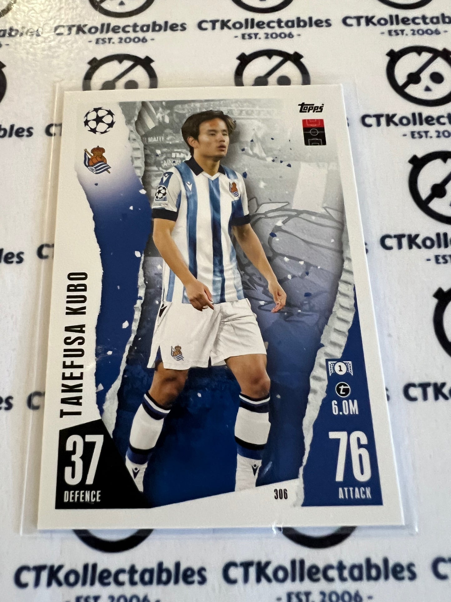 2023 Topps MATCH ATTAX Base Takefusa Kubo soccer Card