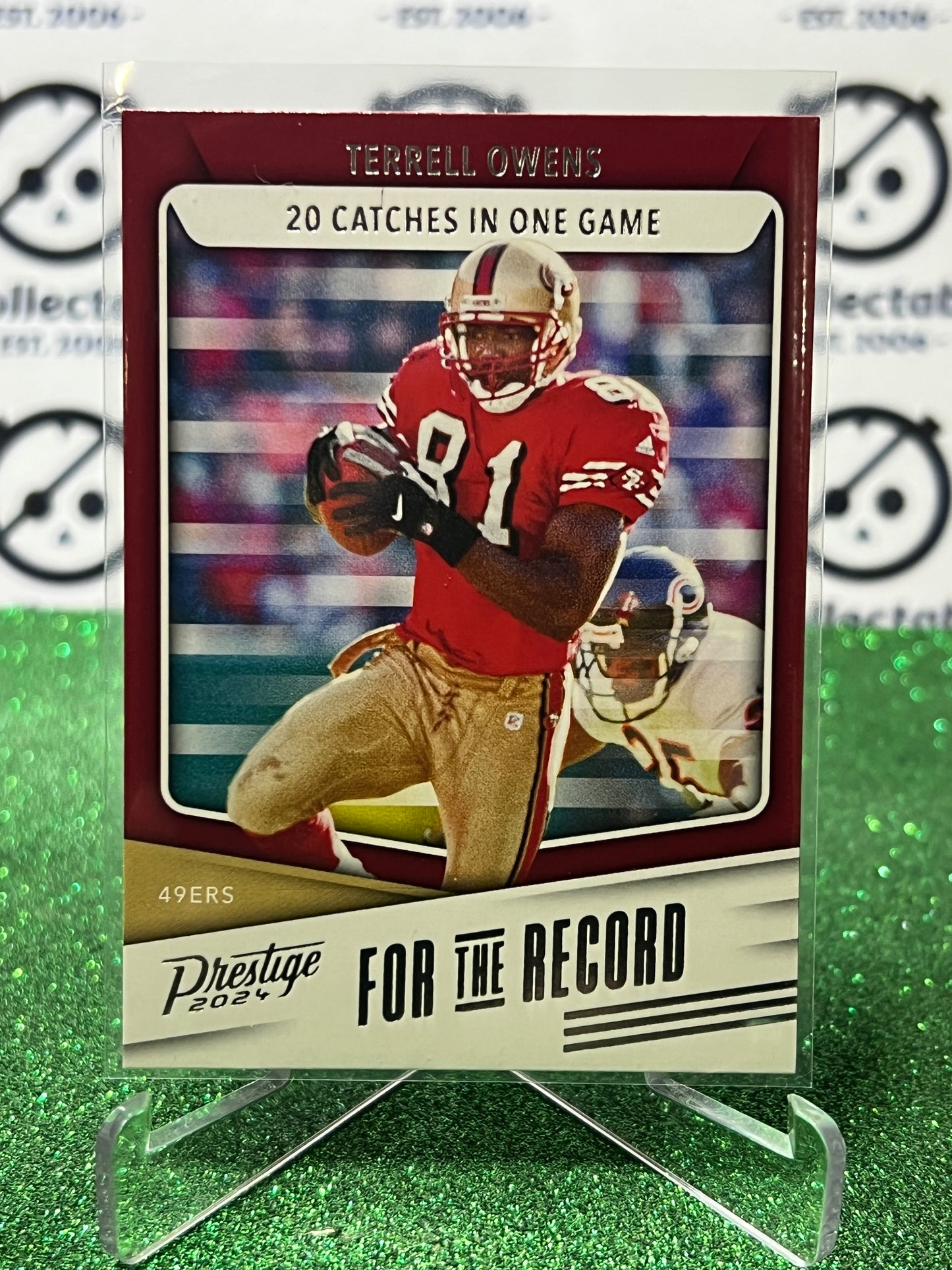 2024 PANINI PRESTIGE TERRY OWENS # FR-TO NFL SAN FRANCISCO 49ERS GRIDIRON CARD