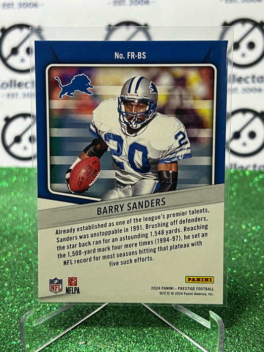 2024 PANINI PRESTIGE BARRY SANDERS # FR-BS NFL DETROIT LIONS GRIDIRON CARD