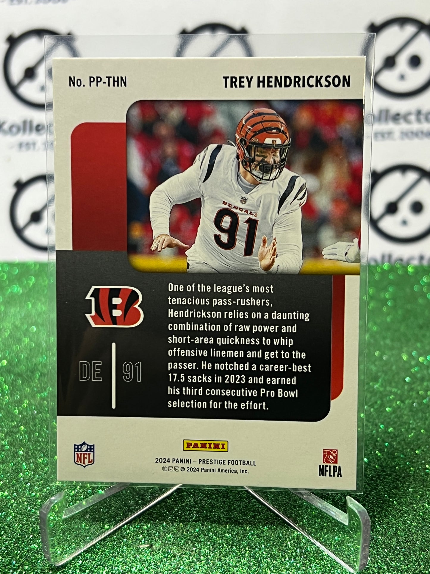 2024 PANINI PRESTIGE TREY HENDRICKSON # PP-THN NFL BENGALS GRIDIRON CARD
