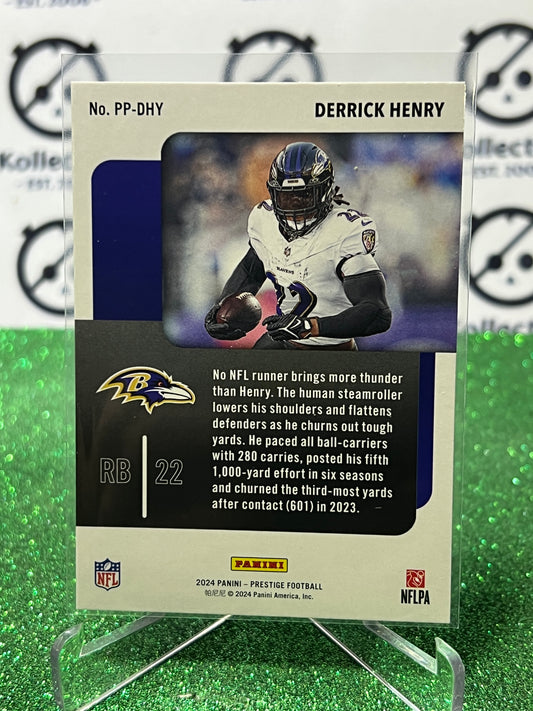2024 PANINI PRESTIGE DERRICK HENRY # PP-DHY NFL RAVENS GRIDIRON CARD