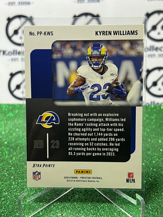 2024 PANINI PRESTIGE KYREN WILLIAMS # PP-KWS NFL LA RAMS GRIDIRON CARD