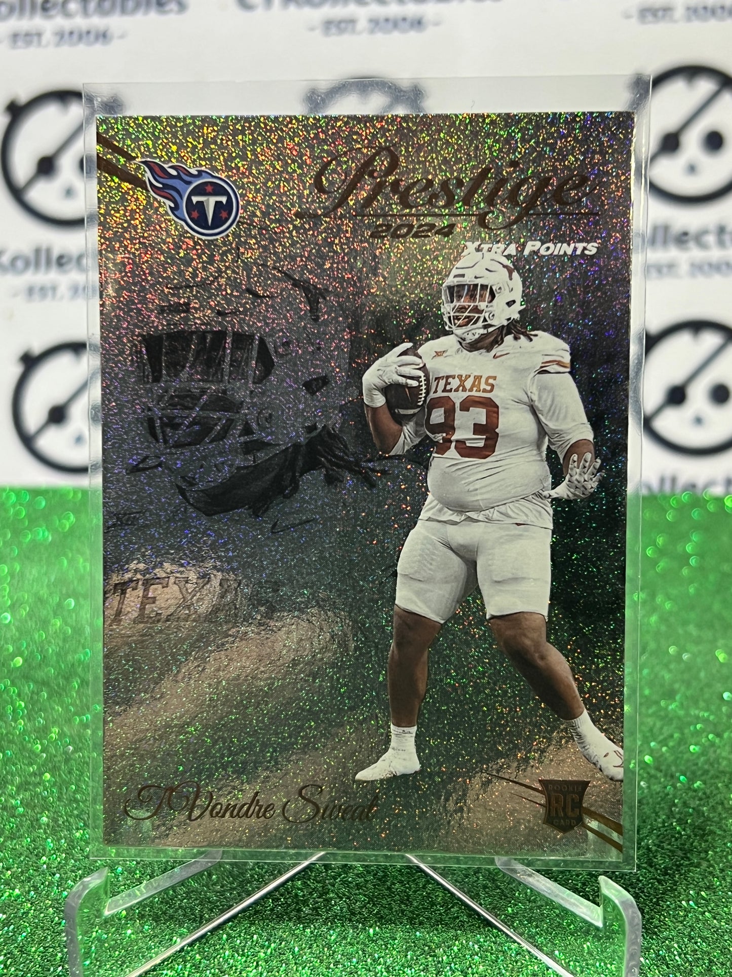 2024 PANINI PRESTIGE T'VONDRE SWEAT # 343 RC GALAXY NFL TENNESSEE TITANS GRIDIRON CARD