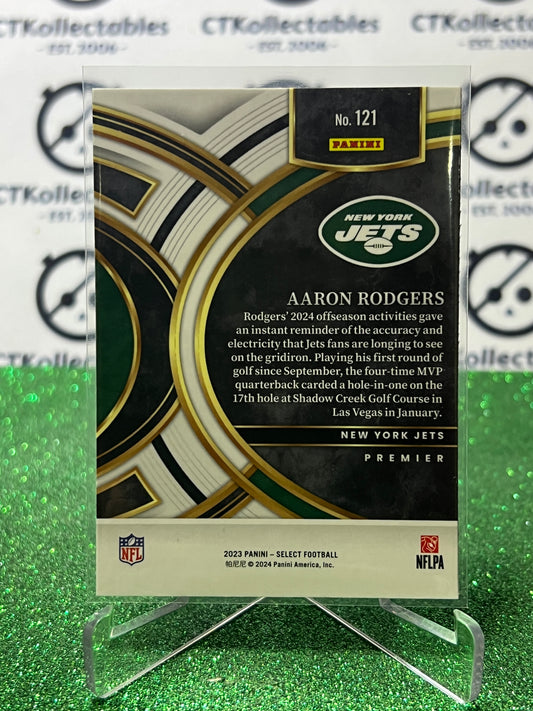 2023 PANINI SELECT AARON RODGERS # 121 NFL NEW YORK JETS CARD