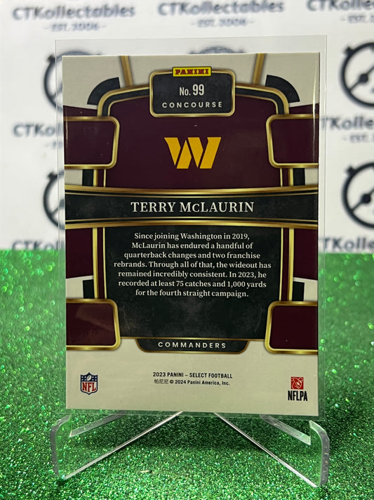 2023 PANINI SELECT TERRY MCLAURIN # 99 NFL WASHINGTON COMMANDERS CARD