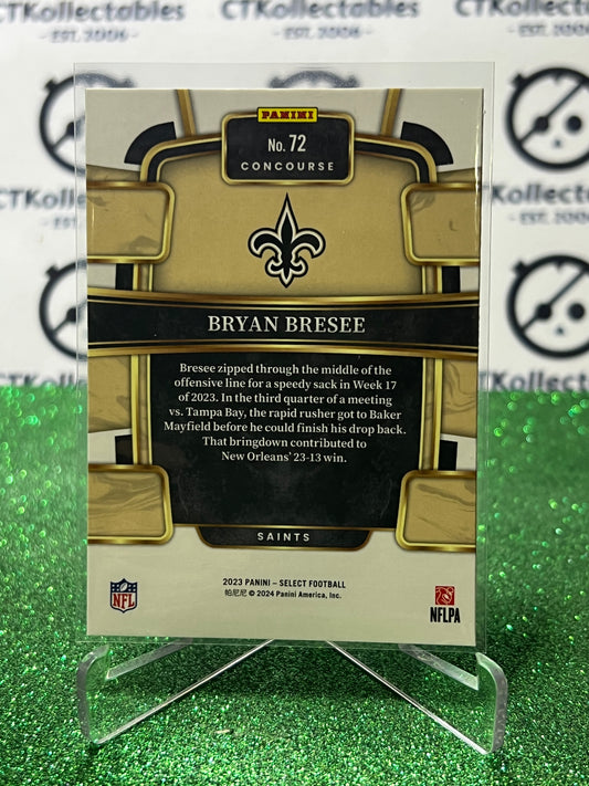 2023 PANINI SELECT BRYAN BRESEE # 72 RC NFL NEW ORLEANS SAINTS CARD