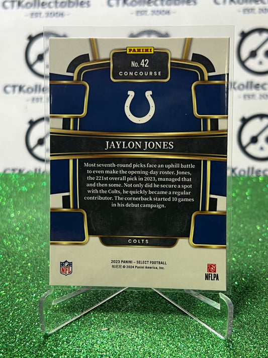 2023 PANINI SELECT JAYLON JONES # 64 RC NFL INDIANAPOLIS COLTS CARD