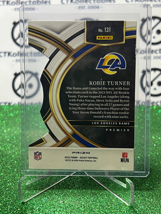2023 PANINI SELECT KOBIE TURNER # 131 PRIZM DIE CUT NFL LA RAMS CARD