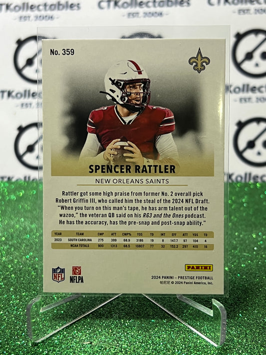 2024 PANINI PRESTIGE SPENCER RATTLER # 359 RC GALAXY NFL NEW ORLEANS SAINTS GRIDIRON CARD