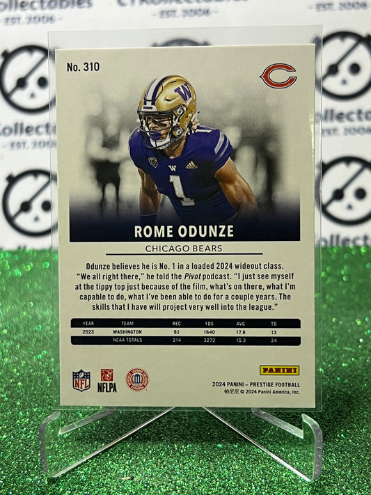 2024 PANINI PRESTIGE ROME ODUNZE # 359 RC GALAXY NFL CHICAGO BEARS GRIDIRON CARD