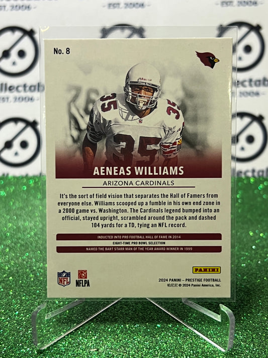 2024 PANINI PRESTIGE AENEAS WILLIAMS # 8 GALAXY NFL ARIZONA CARDINALS GRIDIRON CARD