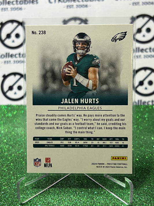 2024 PANINI PRESTIGE JALEN HURTS # 238 GALAXY NFL PHILADELPHIA EAGLES GRIDIRON CARD