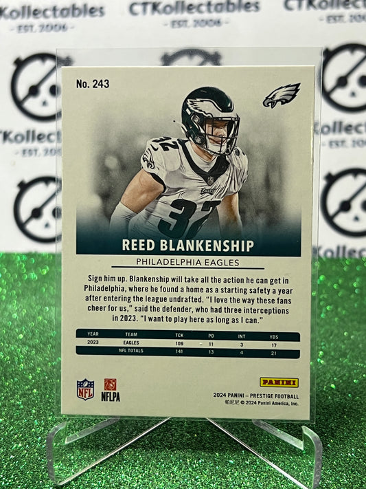 2024 PANINI PRESTIGE REED BLANKENSHIP # 243 GALAXY NFL PHILADELPHIA EAGLES GRIDIRON CARD
