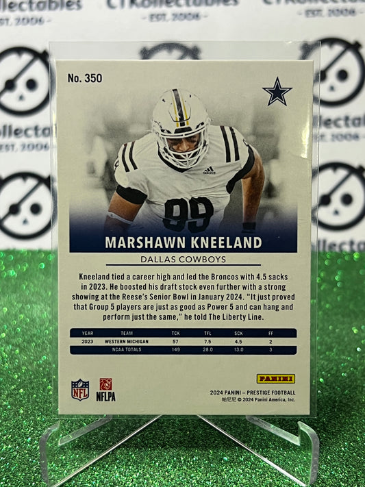 2024 PANINI PRESTIGE MARSHAWN KNEELAND # 350 RC GALAXY NFL DALLAS COWBOYS GRIDIRON CARD