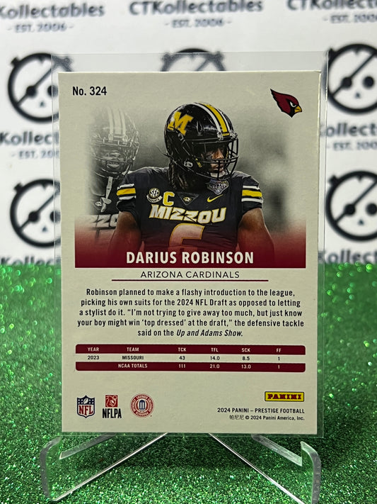2024 PANINI PRESTIGE DARIUS ROBINSON # 324 RC NFL ARIZONA CARDINALS GRIDIRON CARD
