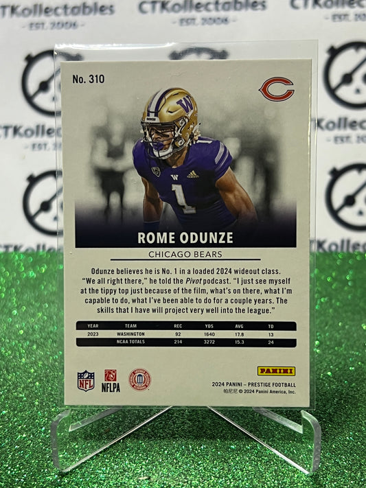 2024 PANINI PRESTIGE ROME ODUNZE # 310 RC NFL CHICAGO BEARS GRIDIRON CARD