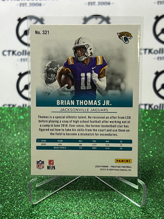2024 PANINI PRESTIGE BRIAN THOMAS JR. # 321 RC NFL JAGUARS GRIDIRON CARD