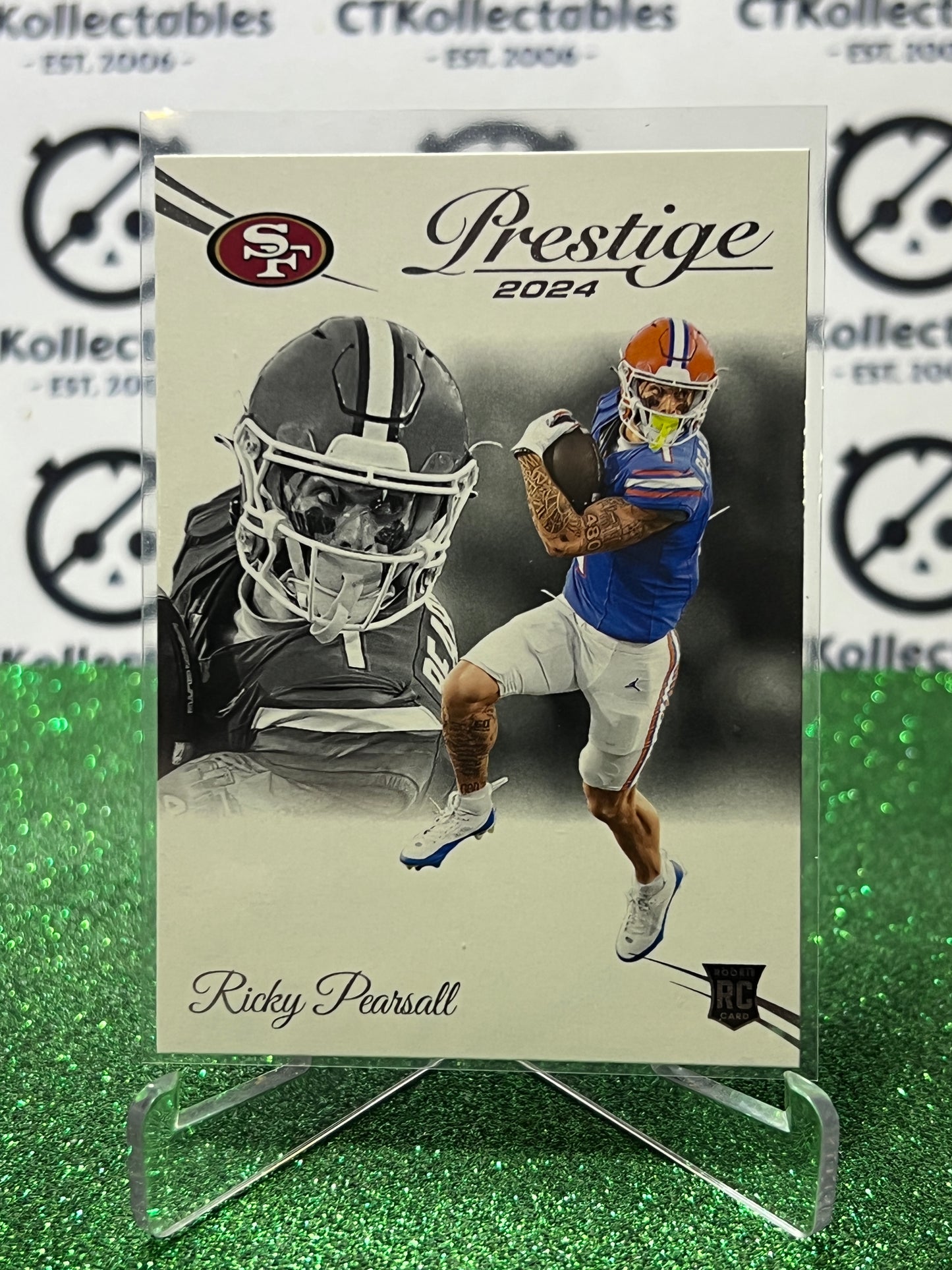 2024 PANINI PRESTIGE RICKY PEARSALL # 347 RC NFL SAN FRANCISCO 49ERS GRIDIRON CARD