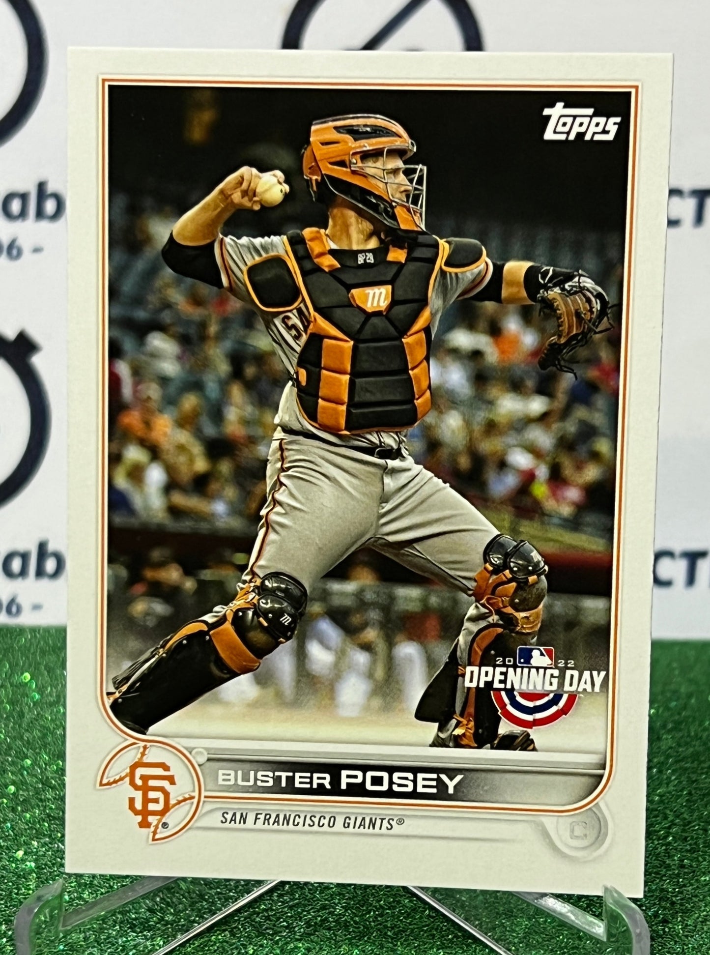 2022 TOPPS OPENING DAY BUSTER POSEY # 138 SAN FRANCISCO GIANTS BASEBALL