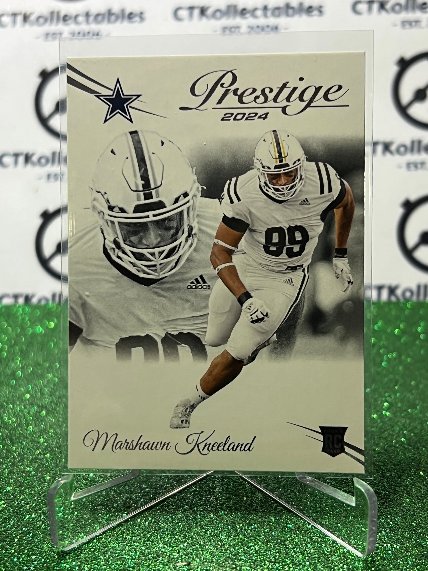 2024 PANINI PRESTIGE MARSHAWN KNEELAND # 350 RC NFL DALLAS COWBOYS GRIDIRON CARD