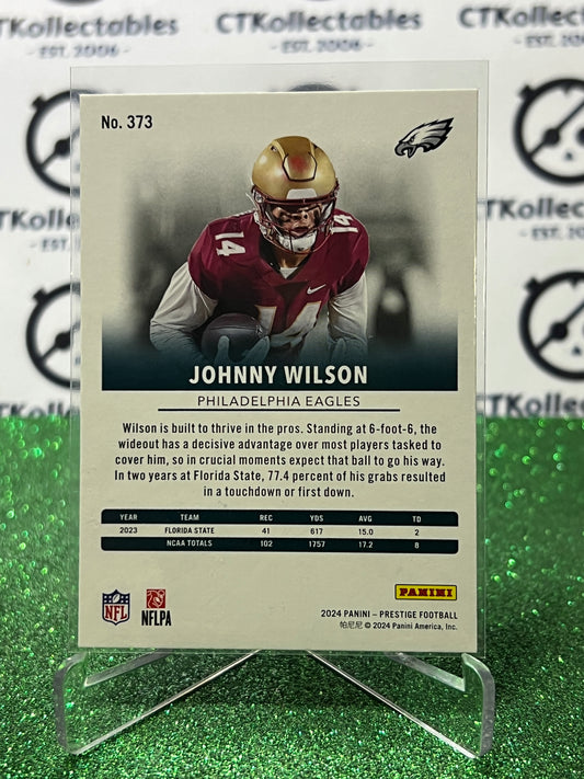 2024 PANINI PRESTIGE JOHNNY WILSON # 373 RC NFL PHILADELPHIA EAGLES GRIDIRON CARD