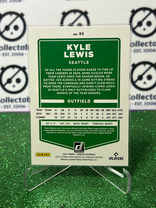 2021 PANINI DONRUSS KYLE LEWIS # 95 SEATTLE MARINERS BASEBALL CARD