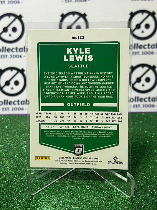 2021 PANINI DONRUSS OPTIC KYLE LEWIS # 122 SEATTLE MARINERS BASEBALL CARD