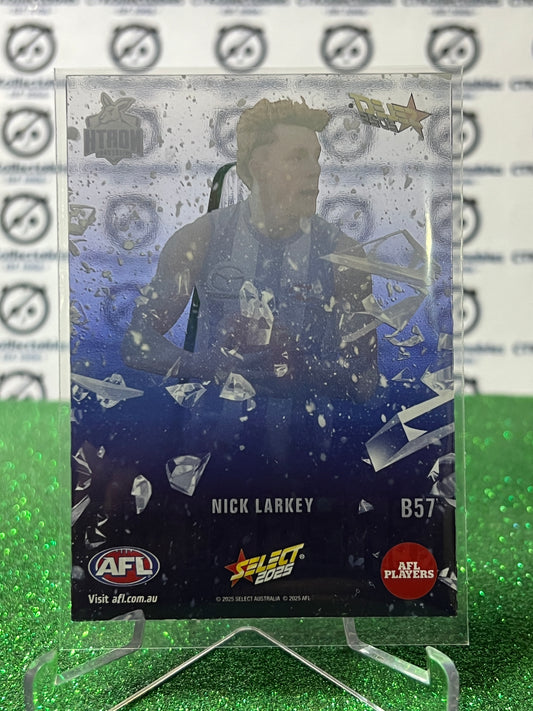 2025 AFL SELECT FOOTY STARS NICK LARKEY # B57 BREAKOUT NORTH MELBOURNE KANGAROOS CARD