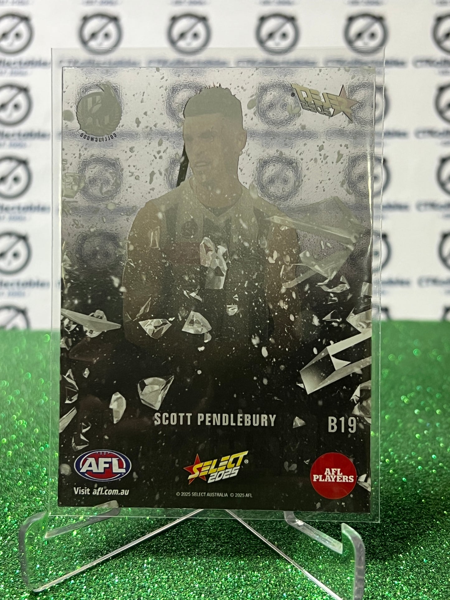 2025 AFL SELECT FOOTY STARS SCOTT PENDLEBURY # B19 BREAKOUT COLLINGWOOD MAGPIES CARD