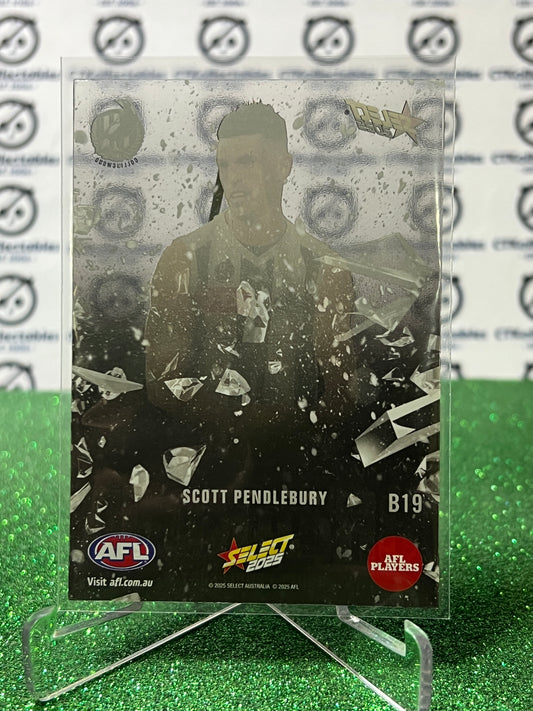 2025 AFL SELECT FOOTY STARS SCOTT PENDLEBURY # B19 BREAKOUT COLLINGWOOD MAGPIES CARD