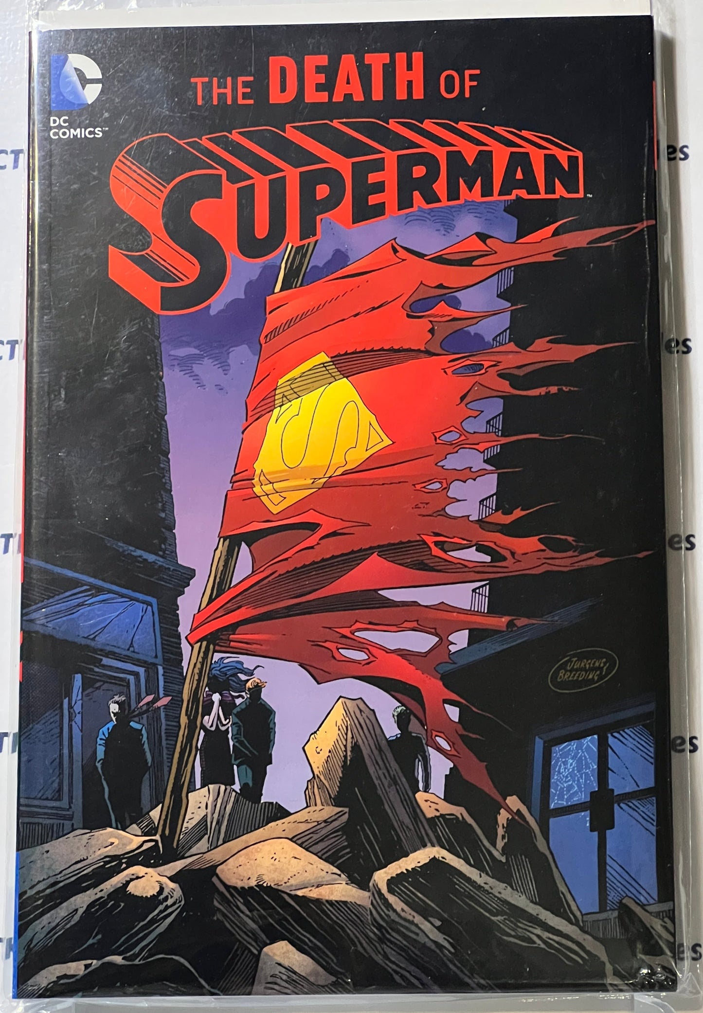 THE DEATH OF SUPERMAN # 1 SOFT COVER TRADEBACK DC COMIC BOOK NEW EDITION