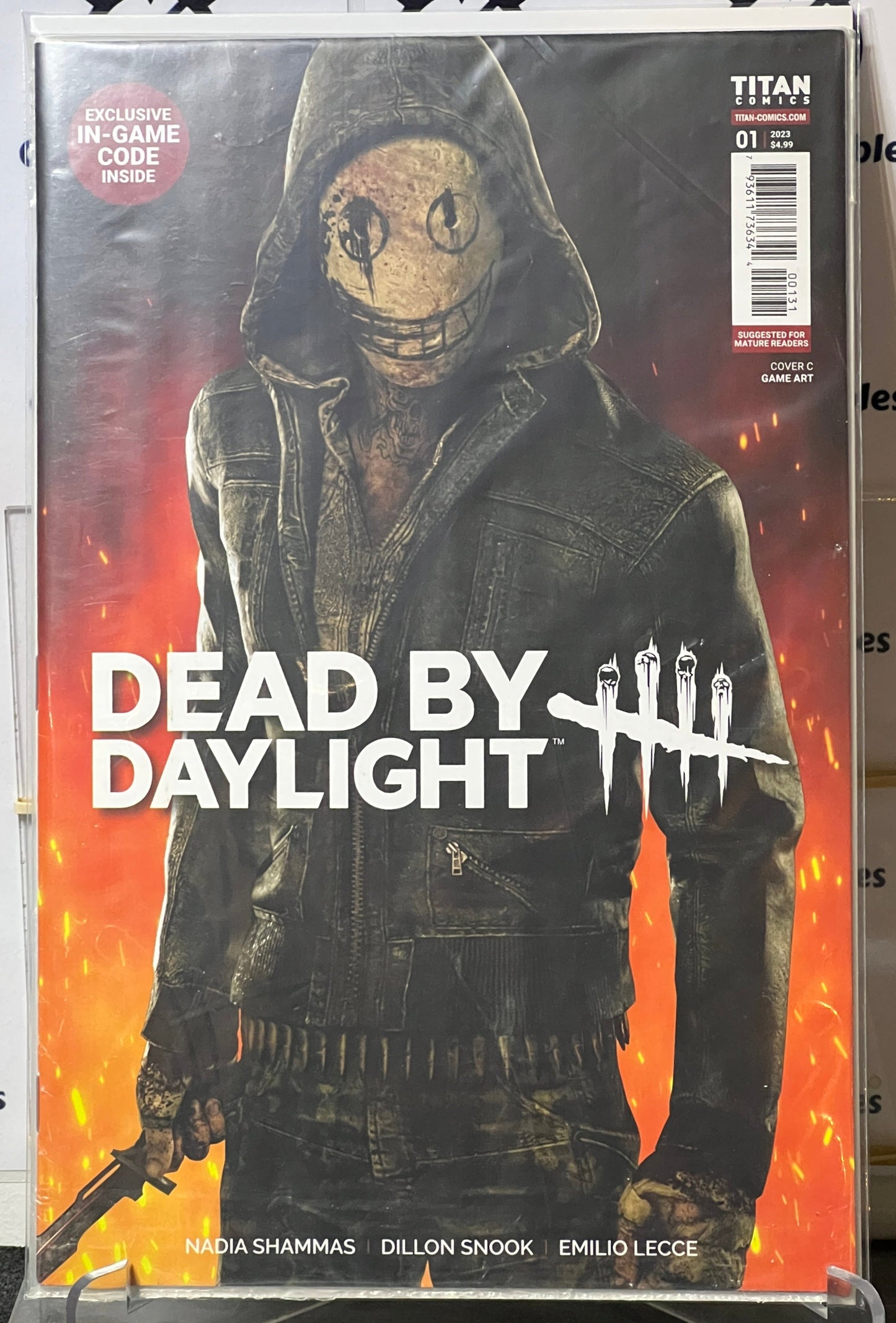 DEAD BY DAYLIGHT # 01 VF TITAN COMICS VARIANT C GAME COVER COMIC BOOK 2023