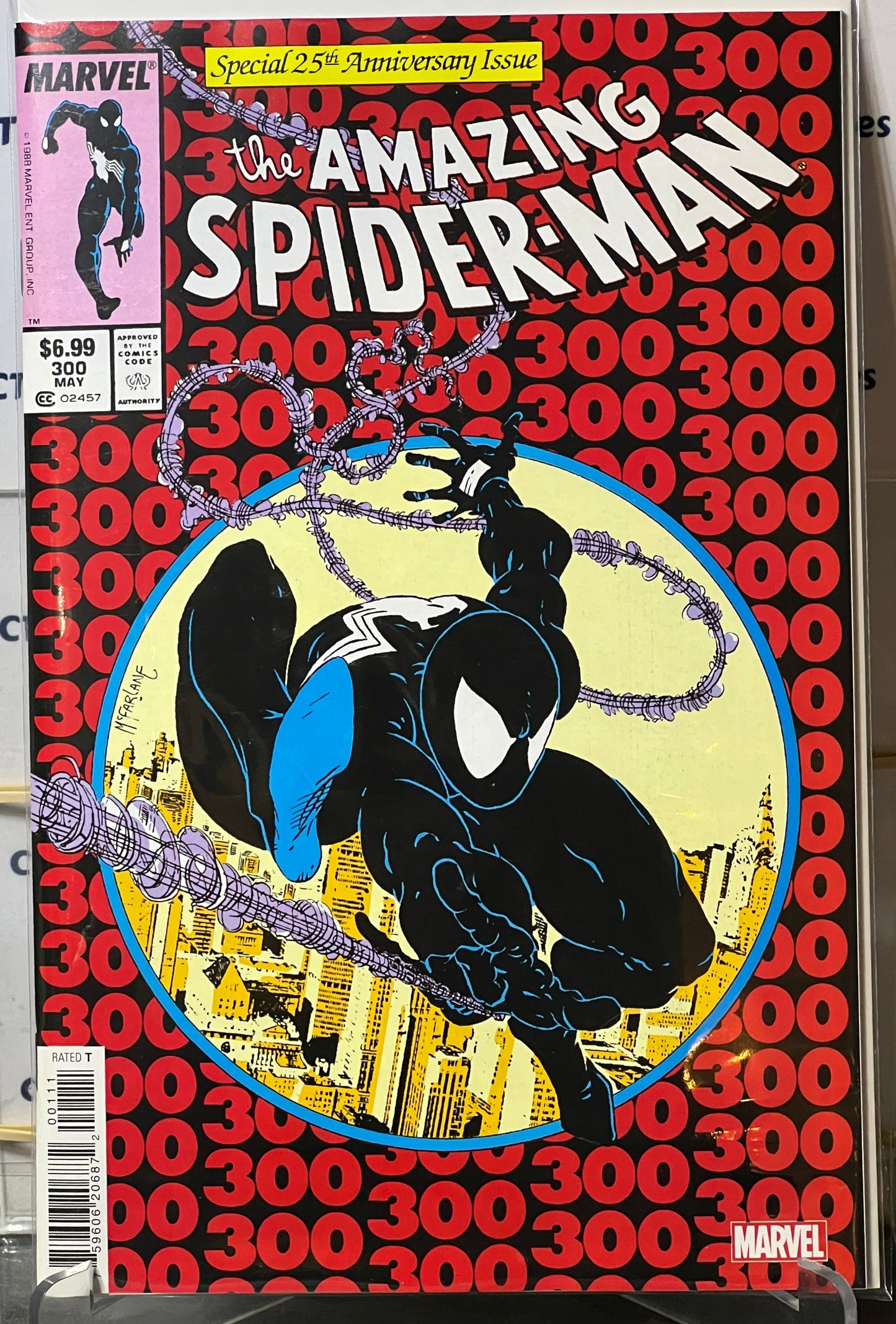 THE AMAZING SPIDER-MAN # 300 REPRINT FACSIMILE MCFARLANE 1st VENOM MARVEL COMICS 2023