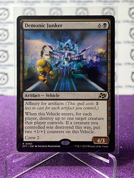 2025 MAGIC THE GATHERING AETHERDRIFT DEMONIC JUNKER # R 0083 NON-FOIL ARTIFACT CARD