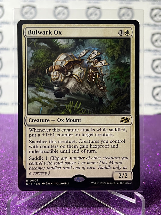 2025 MAGIC THE GATHERING AETHERDRIFT BULWARK OX # R 0007 NON-FOIL CREATURE CARD