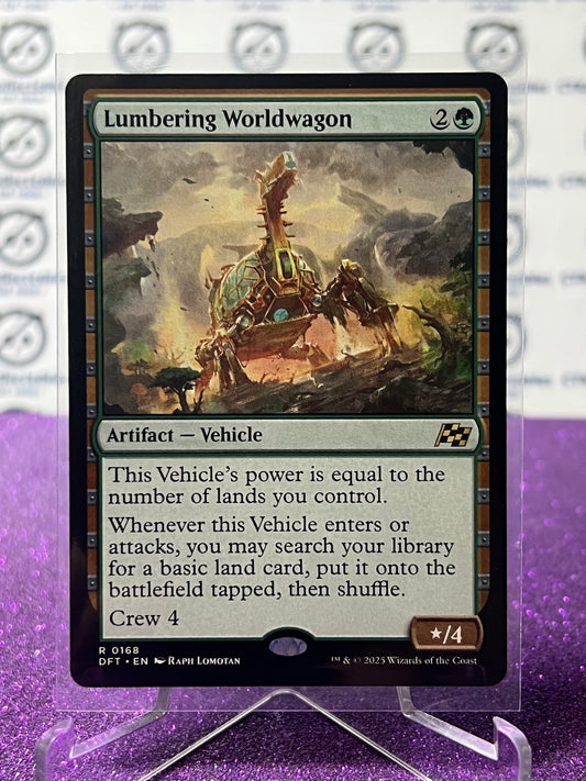 2025 MAGIC THE GATHERING AETHERDRIFT LUMBERING WORLDWAGON # R 0168 NON-FOIL ARTIFACT CARD