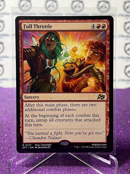 2025 MAGIC THE GATHERING AETHERDRIFT FULL THROTTLE # R 0127 NON-FOIL SORCERY CARD