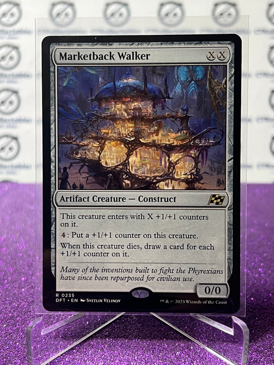 2025 MAGIC THE GATHERING AETHERDRIFT MARKETBACK WALKER # R 0235 NON-FOIL ARTIFACT CARD