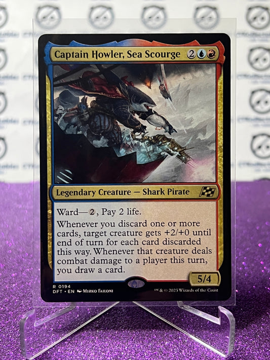 2025 MAGIC THE GATHERING AETHERDRIFT CAPTAIN HOWLER, SEA SCOURGE # R 0194 NON-FOIL CREATURE CARD